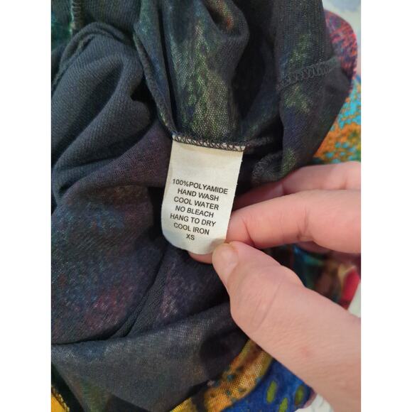 Elana Kattan Colorful Sleeveless Mesh Dress - Picture 4 of 4